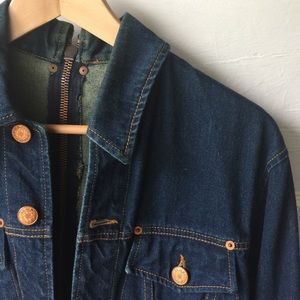 Vintage Gaultier Jean Jacket with Zippered back